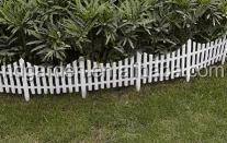 Flexible White Picket Fence Border For Garden,Landscape Edging,Pathways ...