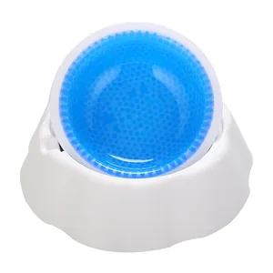 Image of Pet Frosty Bowl Keep Water Cool Frosty Chrilled Pet Dog Water Bowl