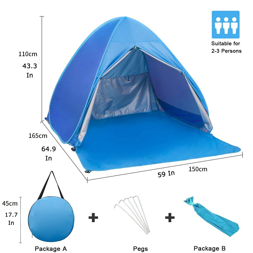 Easy Folding Waterproof Sun Protection 