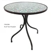 2018 new design full bottle cap grass outdoor bar table for high quality