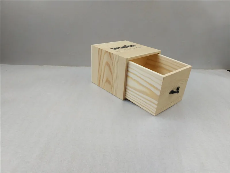 Small Wooden Sliding Drawer Box