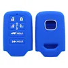 6 button for honda fob silicone rubber car key covers