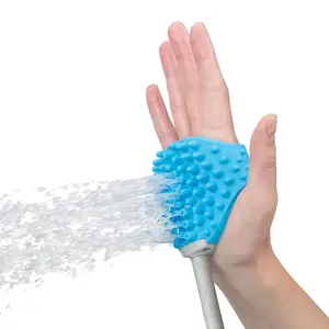 Image of Use By One Hand Pet Bathing Tool Pet Shower Sprayer Scrubber Dog Cat Horse Pet Grooming Tool
