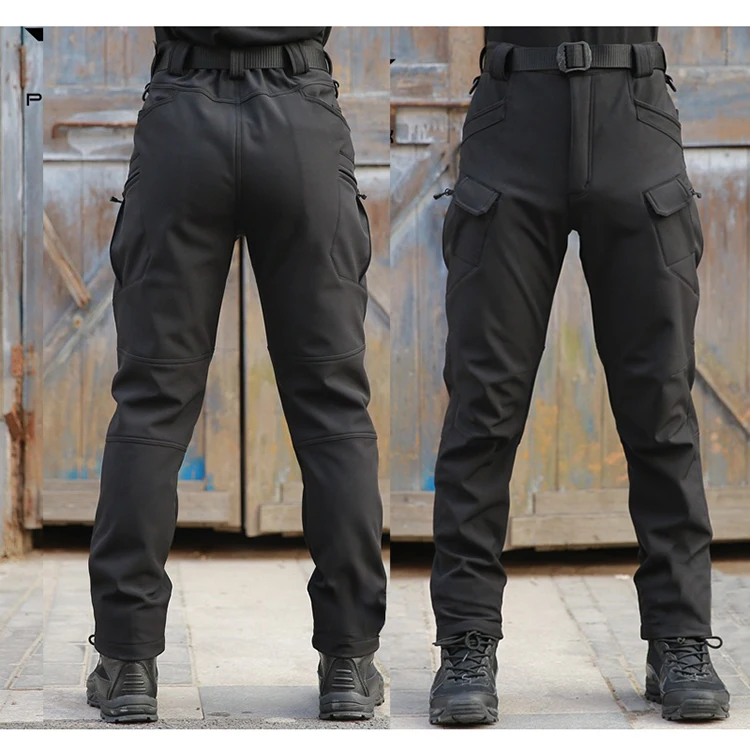 Men's Waterproof Softshell Tactical Pants Combat Pant Hiking Hunting ...