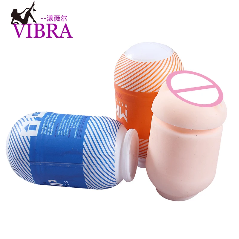 
Real Feel Artificial Vagina Skin Real Pussy Male Masturbation Cup Sex Products Juguetes Eroticos Cup Adult Sex Toys for Men 