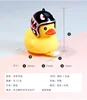 helmet yellow duck headlights children balance car cartoon safety duck bicycle headlights horn bell