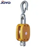 heavy duty single sheave hook type Marine wood Snatch Pulley Block