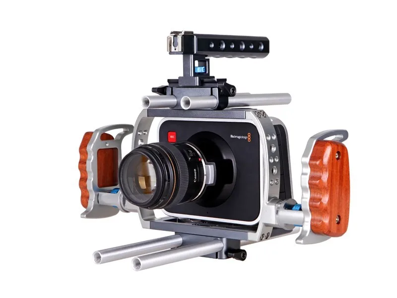 Wondlan Movie-lever BMCC/BMPC Rig-1 with cage, handles for Black Magic Cinema/Production Camera