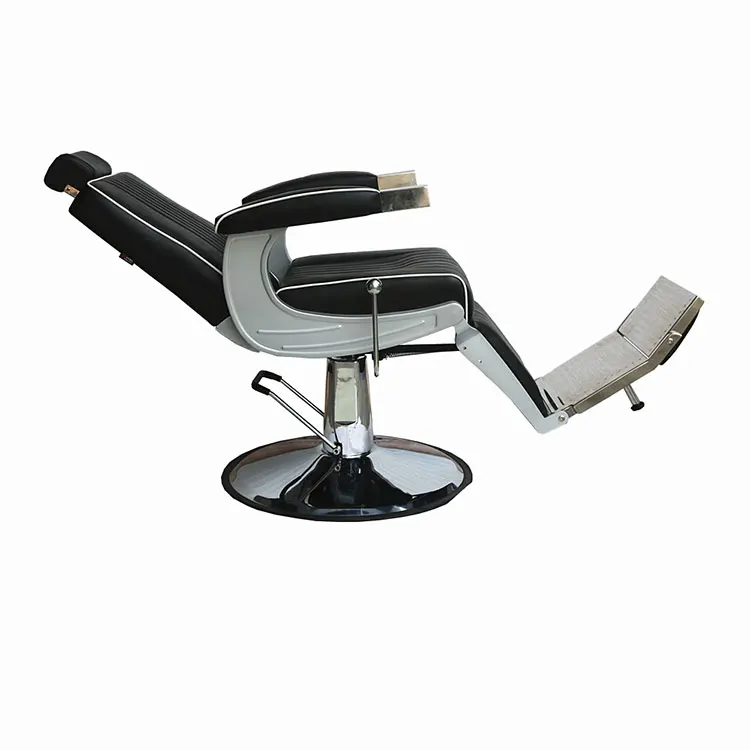 Portable Barber Chair Synthetic Leather Vintage Classic Heavy Duty