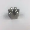 Gr2/Gr5 TI6AL4V din 935 Gr 2 titanium hexagon slotted nuts