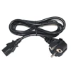Supply Cord Extension Plug Cabl 3 Pin European Standard Ac Eu C13 Computer 220v Rubber Power Cable