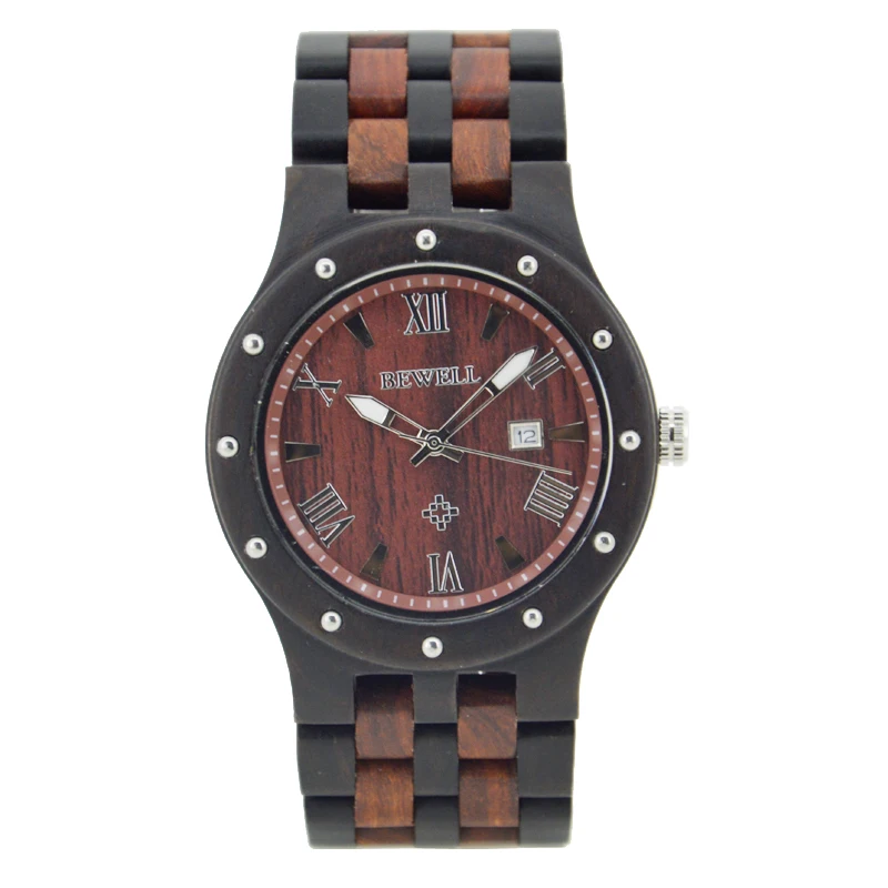 

High quality but affordable Fashion famous brand custom made dials display wood watch ODM