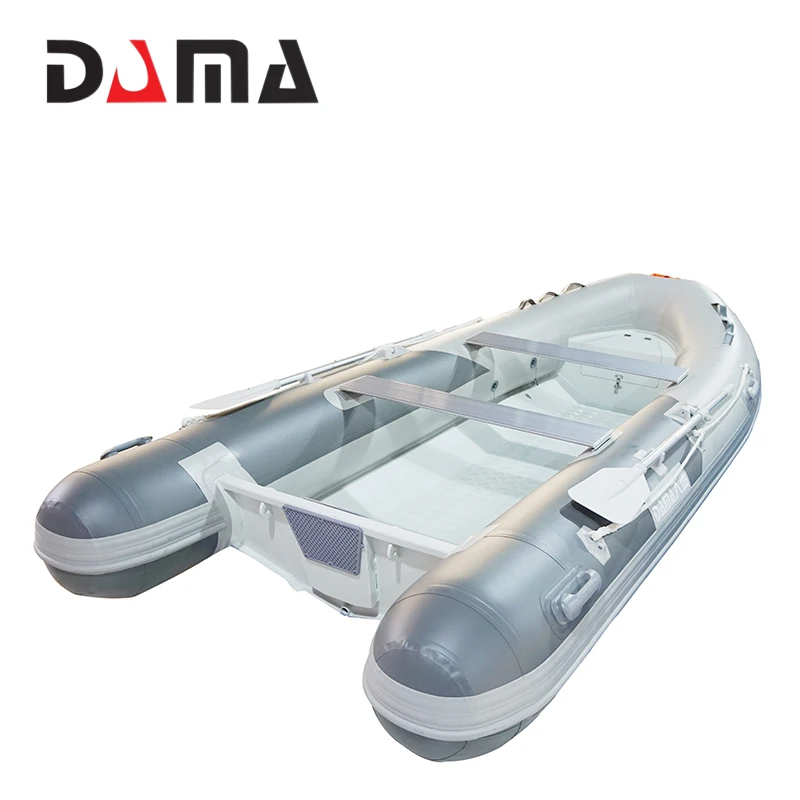 Dama Aluminum Floor Inflatable Rowing Boat 1.2mm Pvc Hull Boat Buy