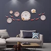 New Design Wall Decoration Art Painting Wall Clock DIY fish Art clock