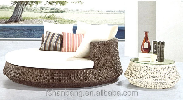 Outdoor Day Bed With Canopy Sectional Daybed Lounge Patio Deck Set Furniture 