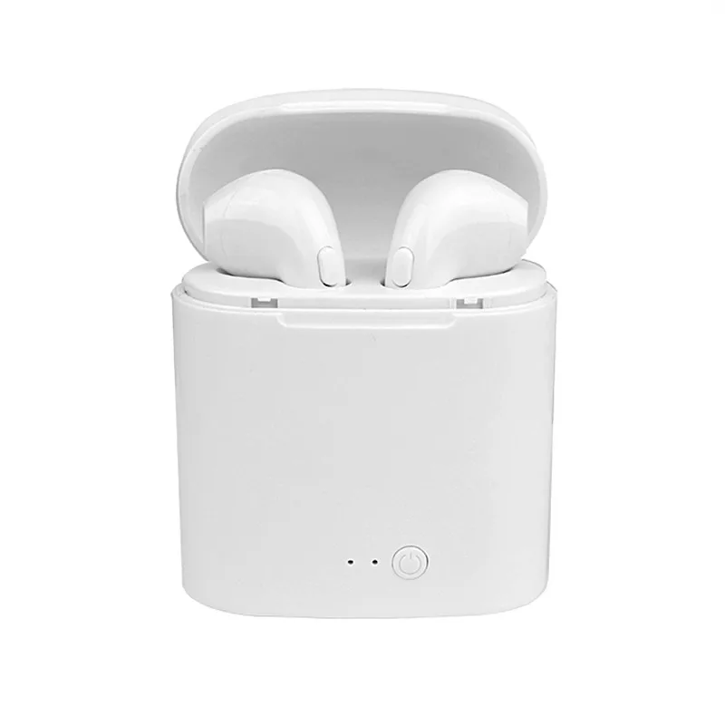 

Free shipping i7s TWS Twins bluetooth Wireless Earbuds V4.2 Stereo Headset earphone twins Earpieces with Charge Box Charger Case