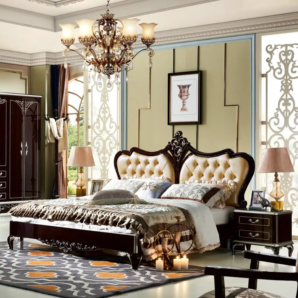 New High Glossy Black Luxury New Classic Royal French Country Bedroom Furniture Buy French Country Bedroom Furniture Black French Provincial Bedroom