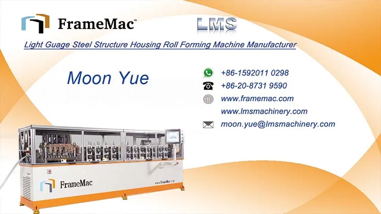 High Speed Prefabricated Light Steel Framing Machine