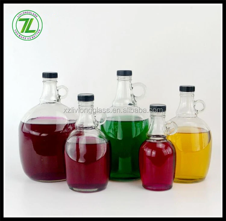 Transparent One Gallon 3.7l Glass Jug Kitchen Craft Wine Bottles With