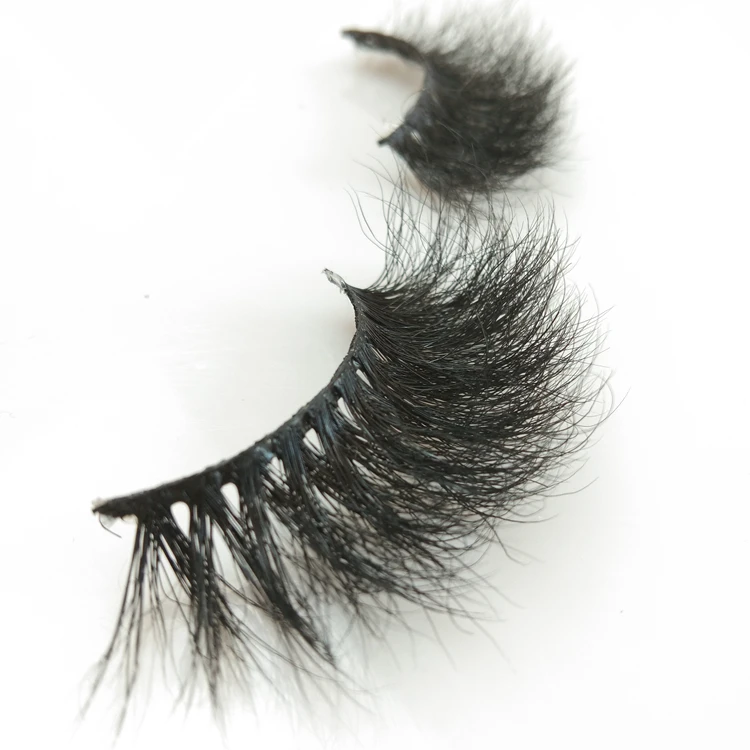

wholesale 3D Mink Lashes 25mm long HandMade Strip Mink Eyelashes