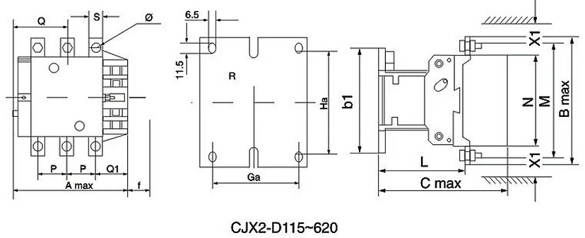 Cjx2 18 схема подключения