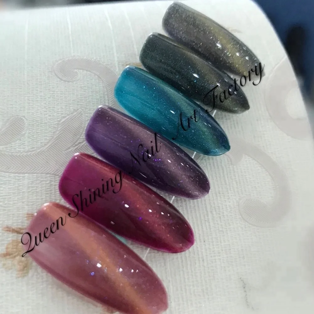 

High Quality Wholesale Beautiful Cat Eye Uv Gel Nail Polish, 9colors