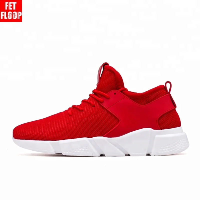 

Oem Low Price Mesh Running Shoes Men, Black/gren/red