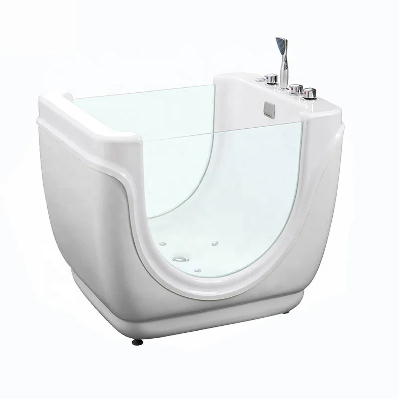 

Eco-friendly Tasteless Acrylic Freestanding Baby Spa Bath, Yellow;green;blue;pink;white