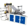 High output four lines bottom sealing flat/T-shirt bag making machine with conveyor