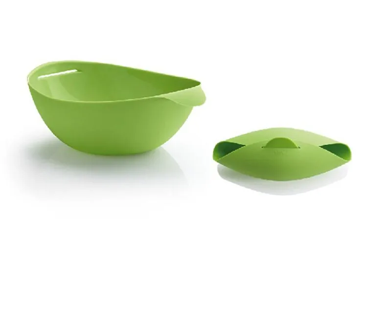 Kitchen Tool Silicone Bowl Microwave Oven Steamer Silicone Bread Food Cook Folding Bowl Baking