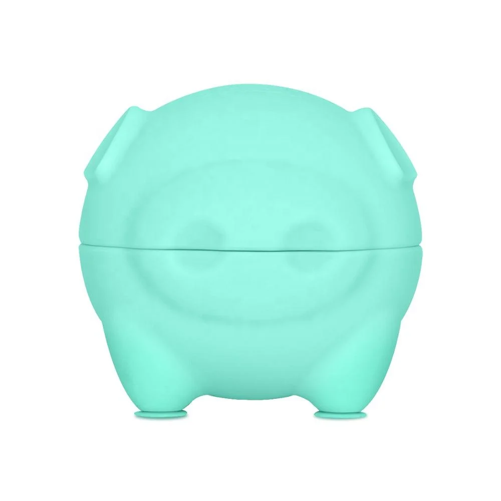 

Colorful BPA FREE food grade baby silicone suction bowl with lid Leak-Proof baby bowl