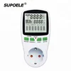 SUPOELE AC Power Meters 220v digital wattmeter eu energy meter watt monitor electricity cost diagram Measuring socket analyzer