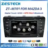touch screen car stereo for MAZDA 3 2004-2009 double din car stereo gps with dvd audio USB/SD/TV/BT car parts accessories