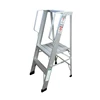 2 3 4 Steps Single-Sided Folding Aluminum Platform Ladder