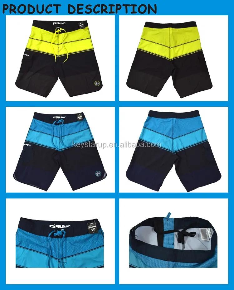 Sublimation Design Your Own Boardshorts Wholesale Mens Board Shorts