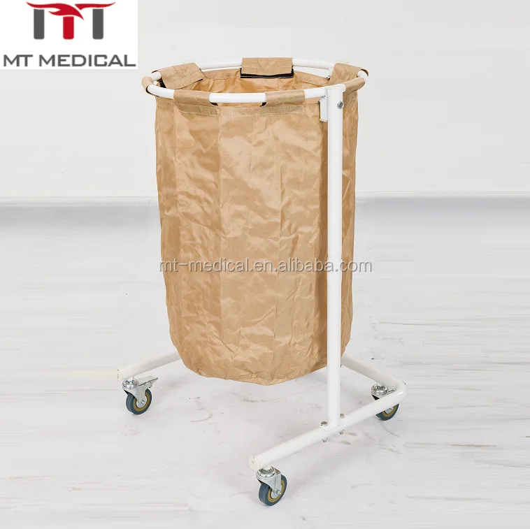 cheap hospital dressing dirty solid linen laundry trolley price