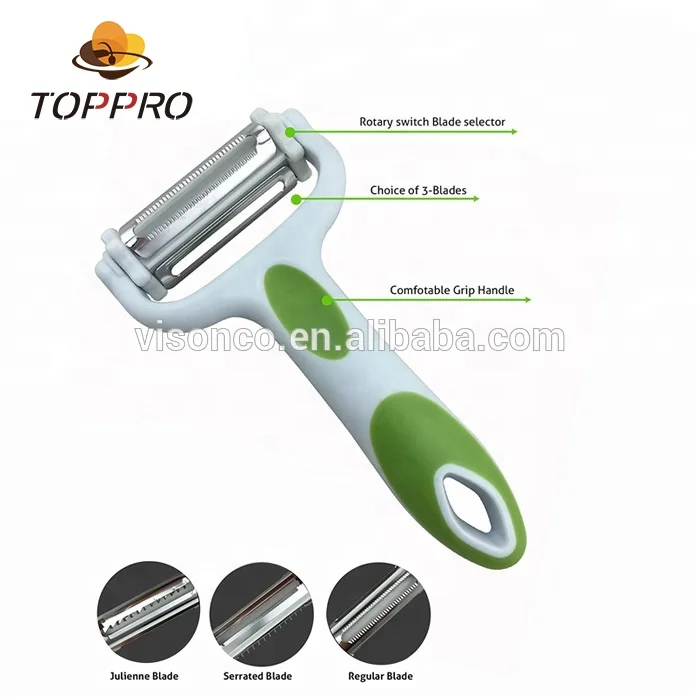 
Multi-function professional kitchen scissor 5 blades herb scissor with vegetables peeler set 