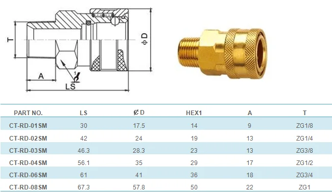 Water Hose Fitting Quick Coupling Nitto Tsp Interchangeable 1tsf Quick ...