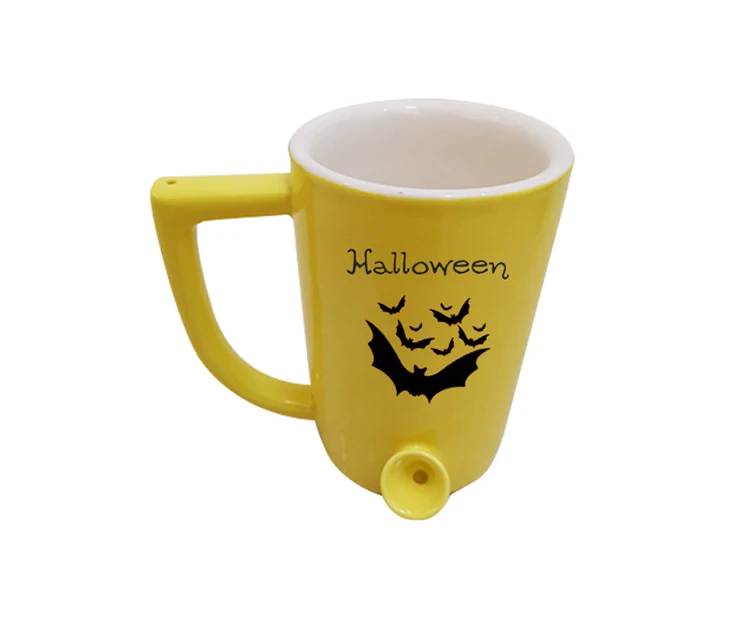 Color is optional best design pipe ceramic cup, manufacturers direct sales