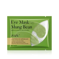 

ZOZU OBO cosmetic wholesale natural custom collagen mask black circle remover Mung bean eye mask sleep