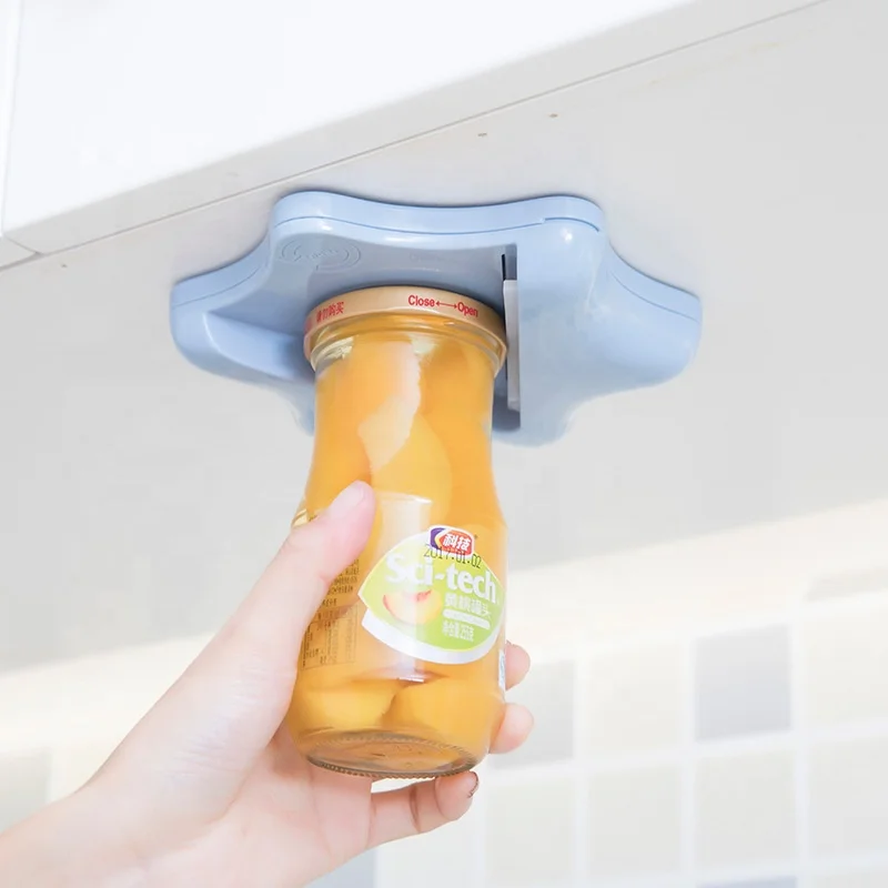 

Under the Kitchen Cabinet Counter Top Lid Remover Fashion Bottle Opener Jar Opener