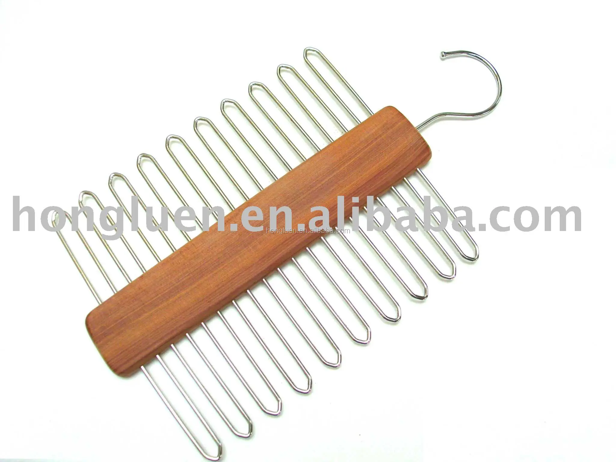 
CD8668 Custom Natural Material Protective Clothing Cedar Tie Rack 