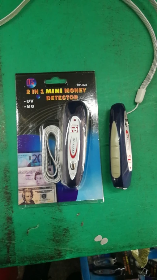 Mini Counterfeit Money Banknote Detector Pen With Uv & Mg Function