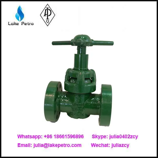 API Wellhead Mud Gate Valve