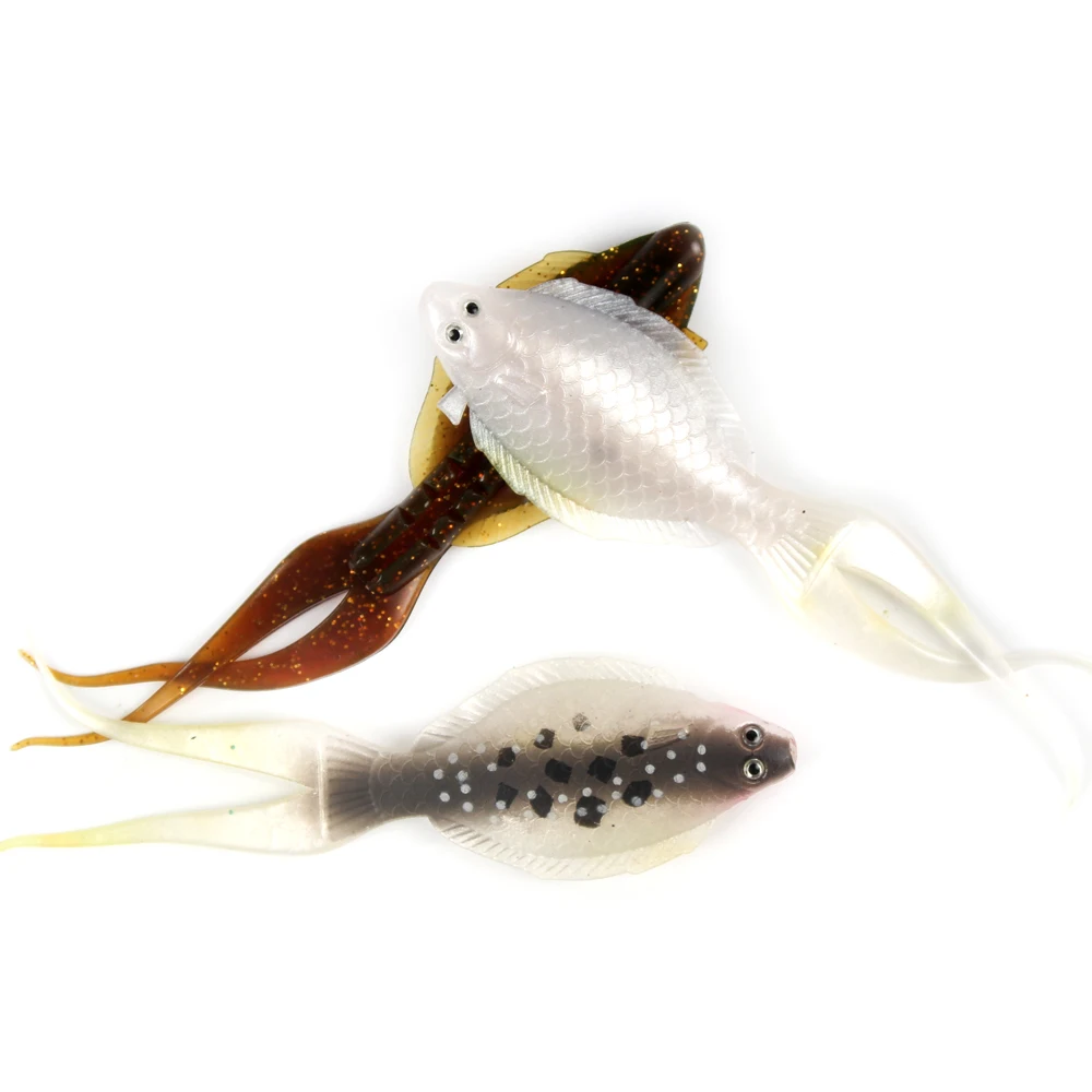 

Wholesale Rubber Soft Bait Fish Lures Fishing Frog lure, 3 colors
