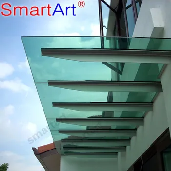 Hotel Front Door Aluminum Tempered Glass Canopy Buy Glass