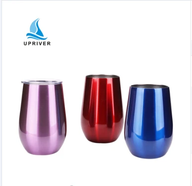 

Customized Unbreakable Coffee Tumbler Cup Stemless Stainless Steel Wine Tumbler With Lid, Customized color