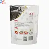 Glossy Stand up zipper pet dog food packing bag/cat litter pouches with glossy finiah