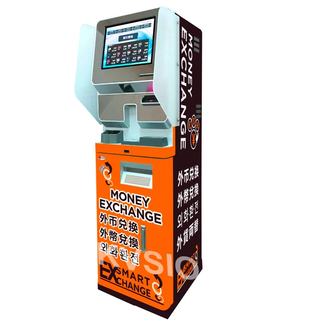 Kvsio 24hours Multi Foreign Currency Exchange Machine Kvsio 24hours Multi Foreign Currency Exchange Machine Kiosk Atm With Heavy Duty Banknote Acceptor