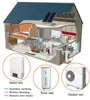 Split heat pump DC inverter 8-15kw for heating cooling DHW in one solution